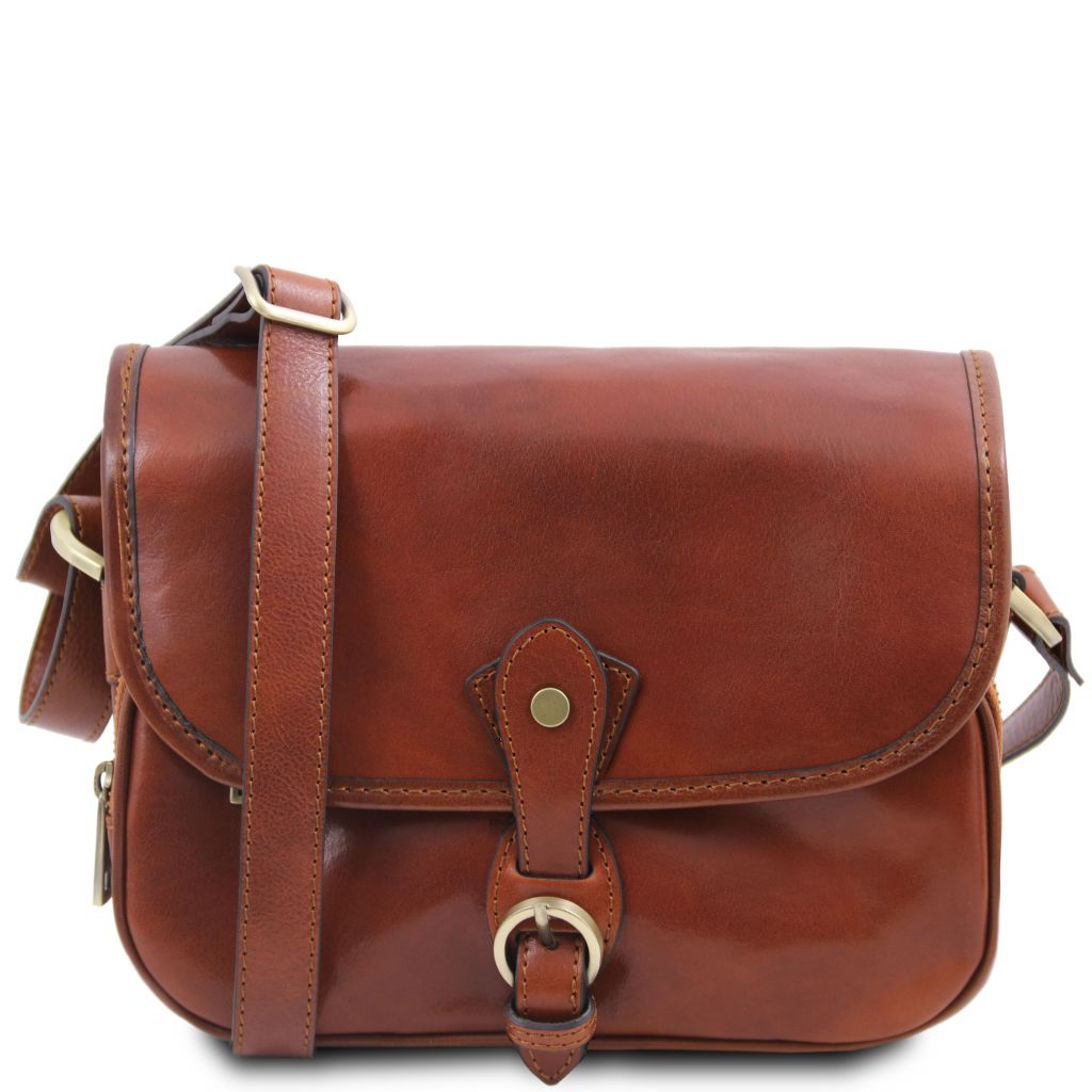 Tuscany Leather Alessia Axelremsväska #Färg_Honung