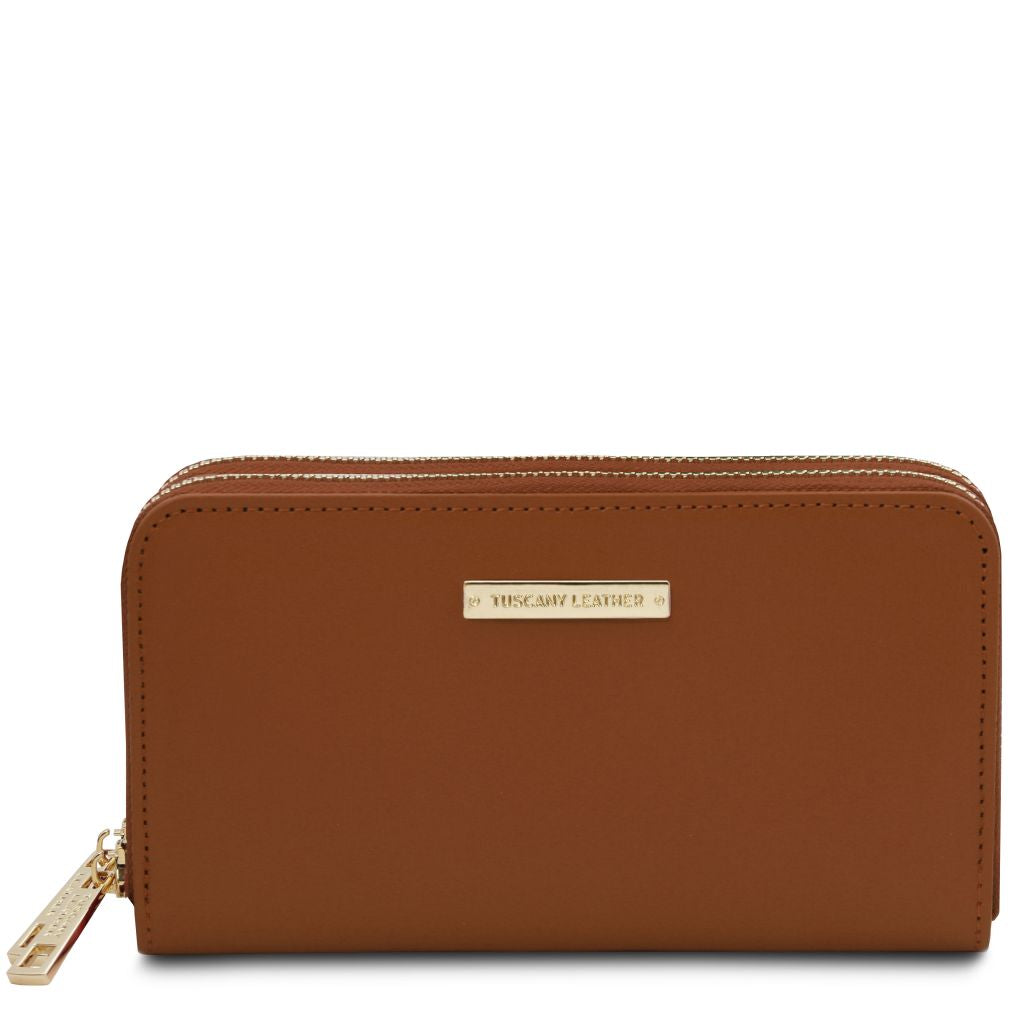 Tuscany Leather Gaia Plånbok #Färg_Cognac