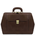 Tuscany Leather Leonardo Doktorsväska #Färg_Mörkbrun