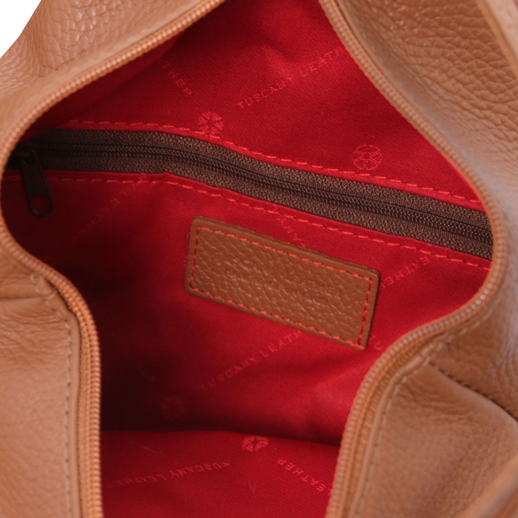 Tuscany Leather Shanghai Ryggsäck #Färg_Cognac