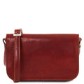 Tuscany Leather Carmen Axelremsväska #Färg_Röd