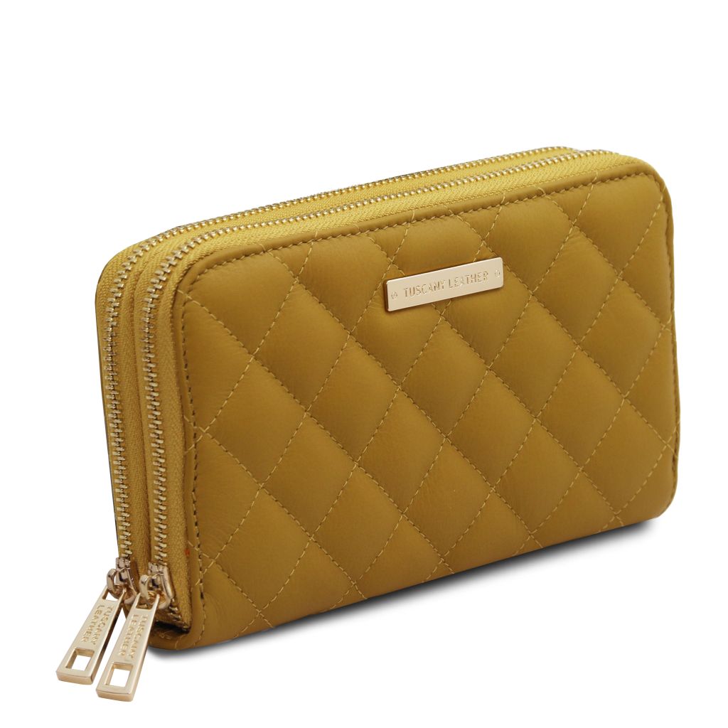 Tuscany Leather Ada Plånbok #Färg_Senap