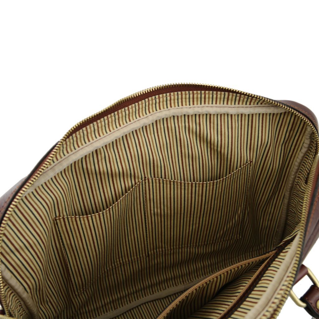 Tuscany Leather Prato Datorväska #Färg_Brun