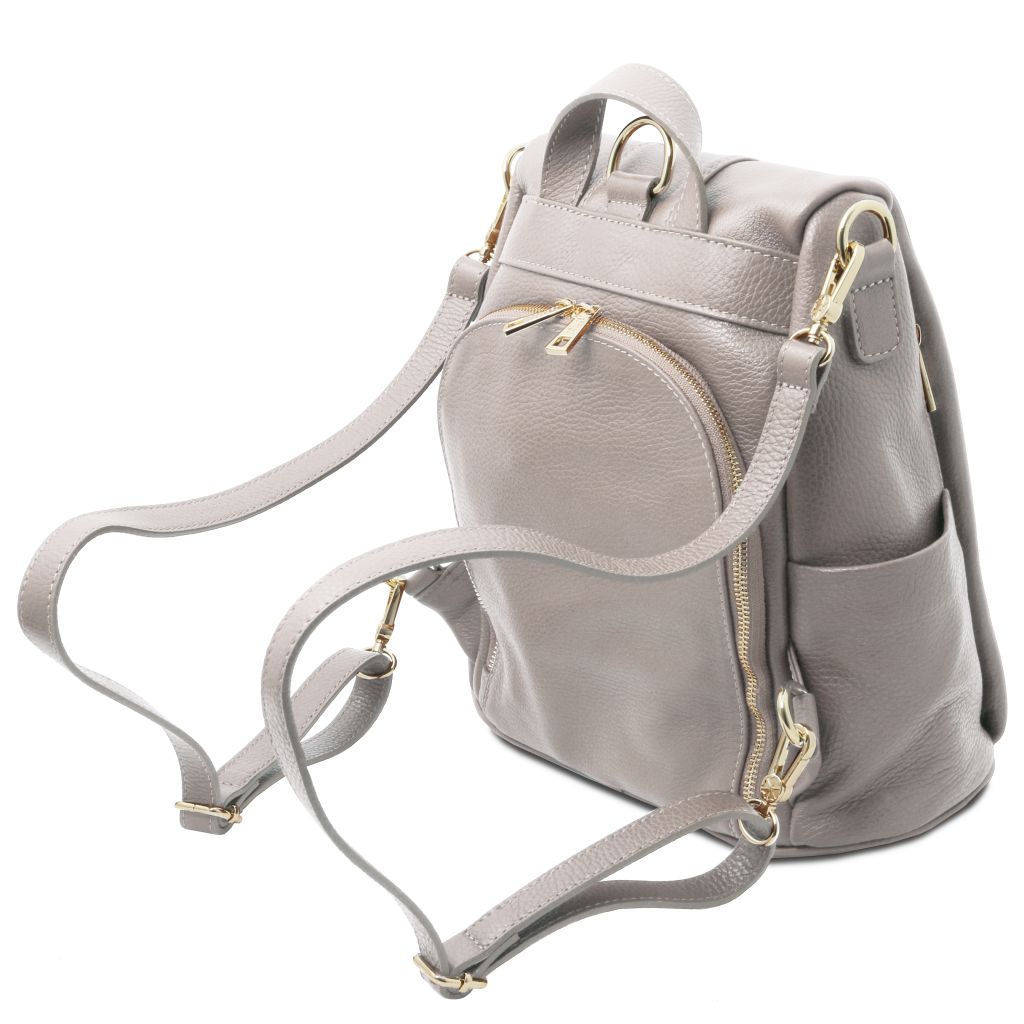 Tuscany Leather TL Bag Ryggsäck #Färg_Ljusgrå