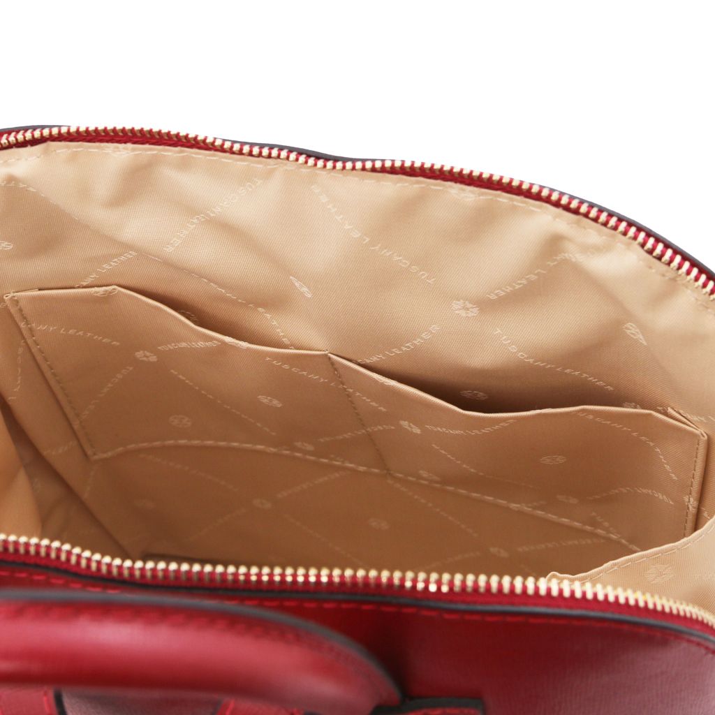 Tuscany Leather TL Bag Ryggsäck #Färg_Röd