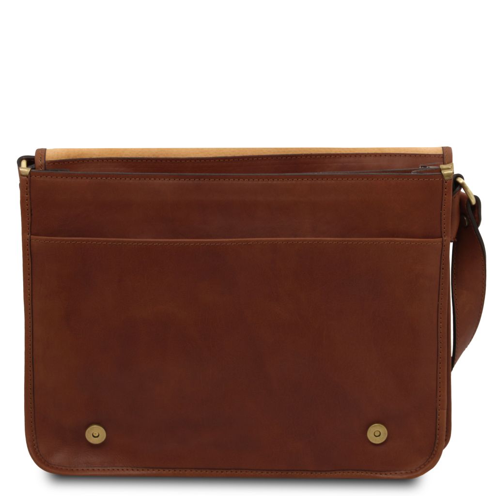 Tuscany Leather TL Messenger Axelremsväska #Färg_Brun