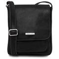Tuscany Leather Jimmy Axelremsväska #Färg_Svart