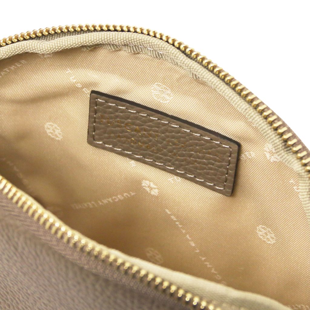 Tuscany Leather Vera Necessär #Färg_Mörk Taupe