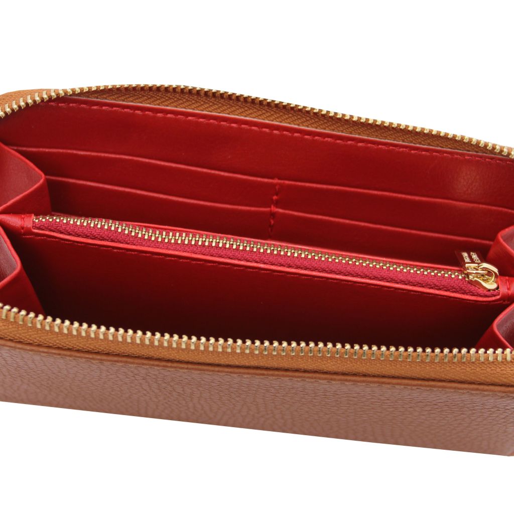 Tuscany Leather Eris Plånbok #Färg_Cognac