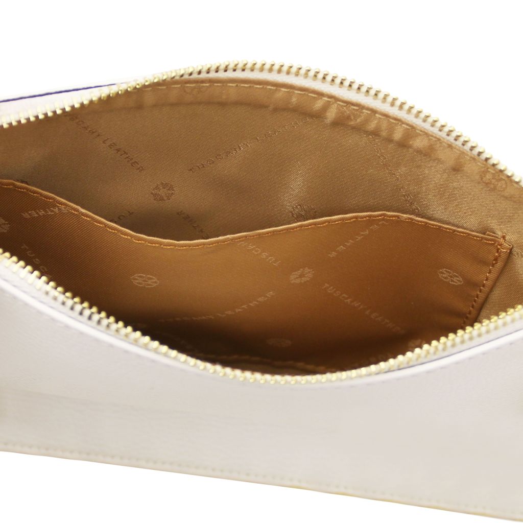 Tuscany Leather Diva Handväska #Färg_Vit
