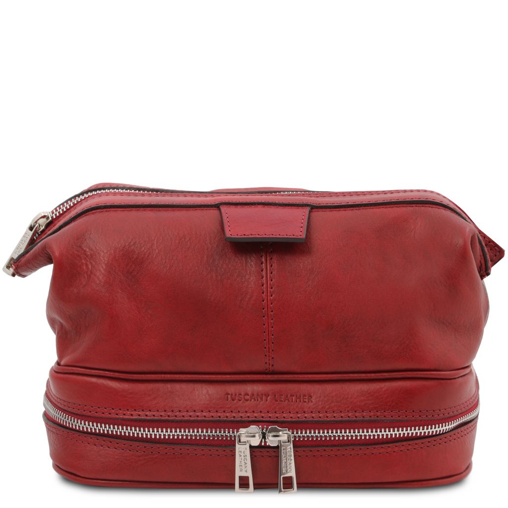Tuscany Leather Jacob Necessär #Färg_Röd