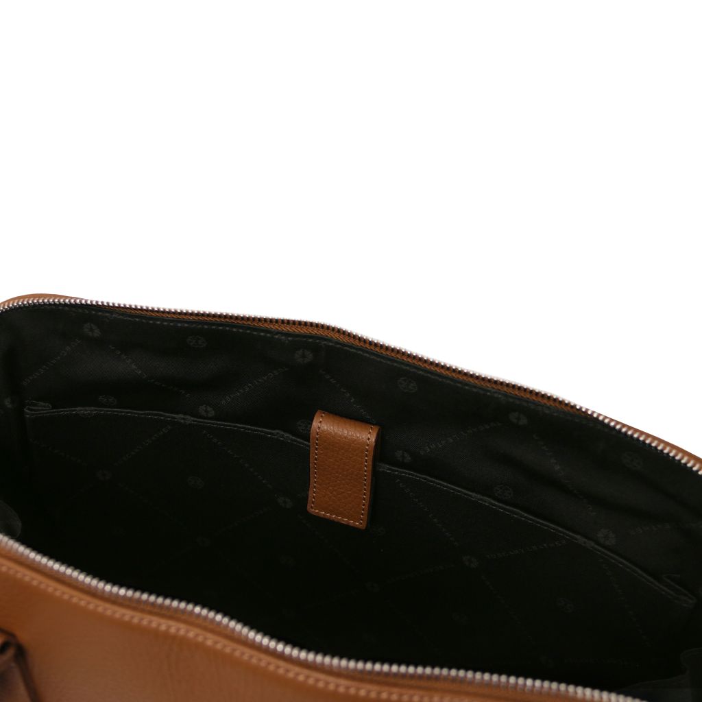 Tuscany Leather Magnolia Handväska #Färg_Cognac