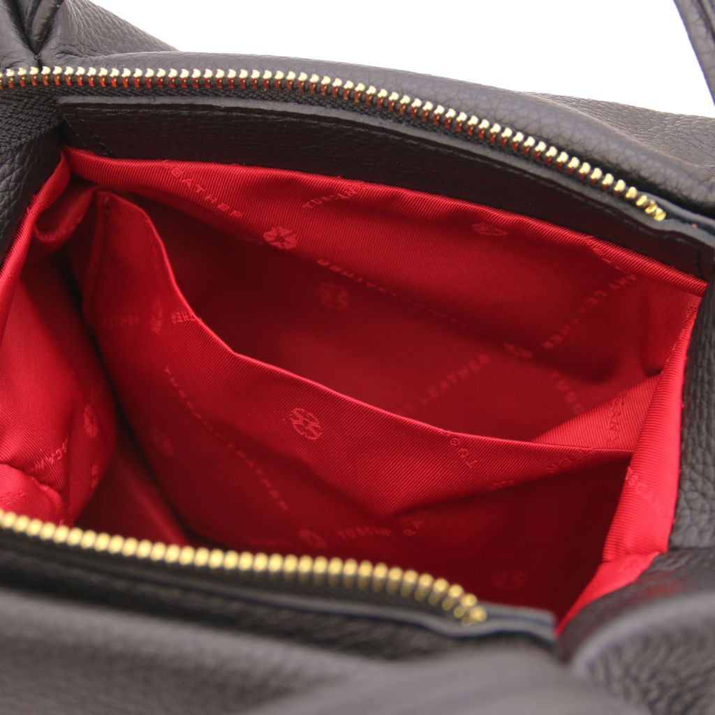 Tuscany Leather Nora Handväska #Färg_Svart