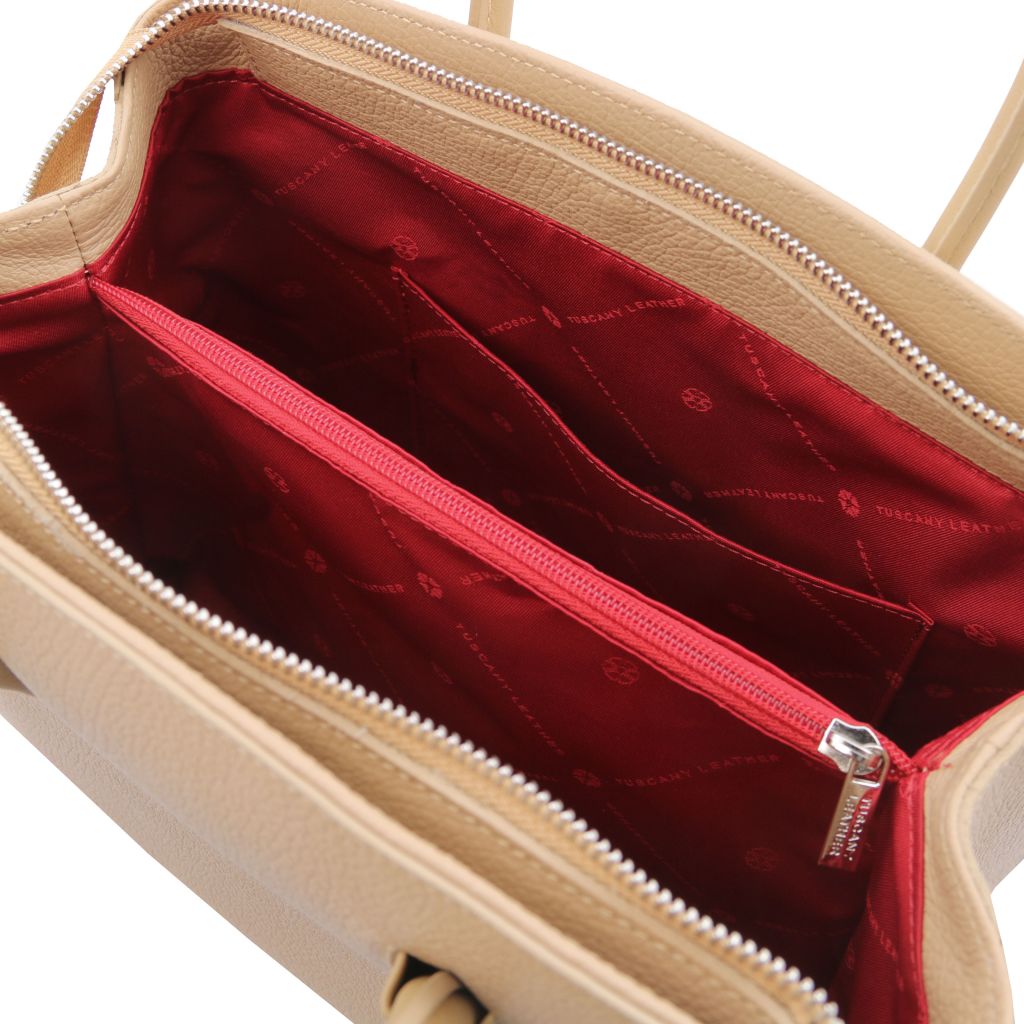 Tuscany Leather Camelia Handväska #Färg_Champagne