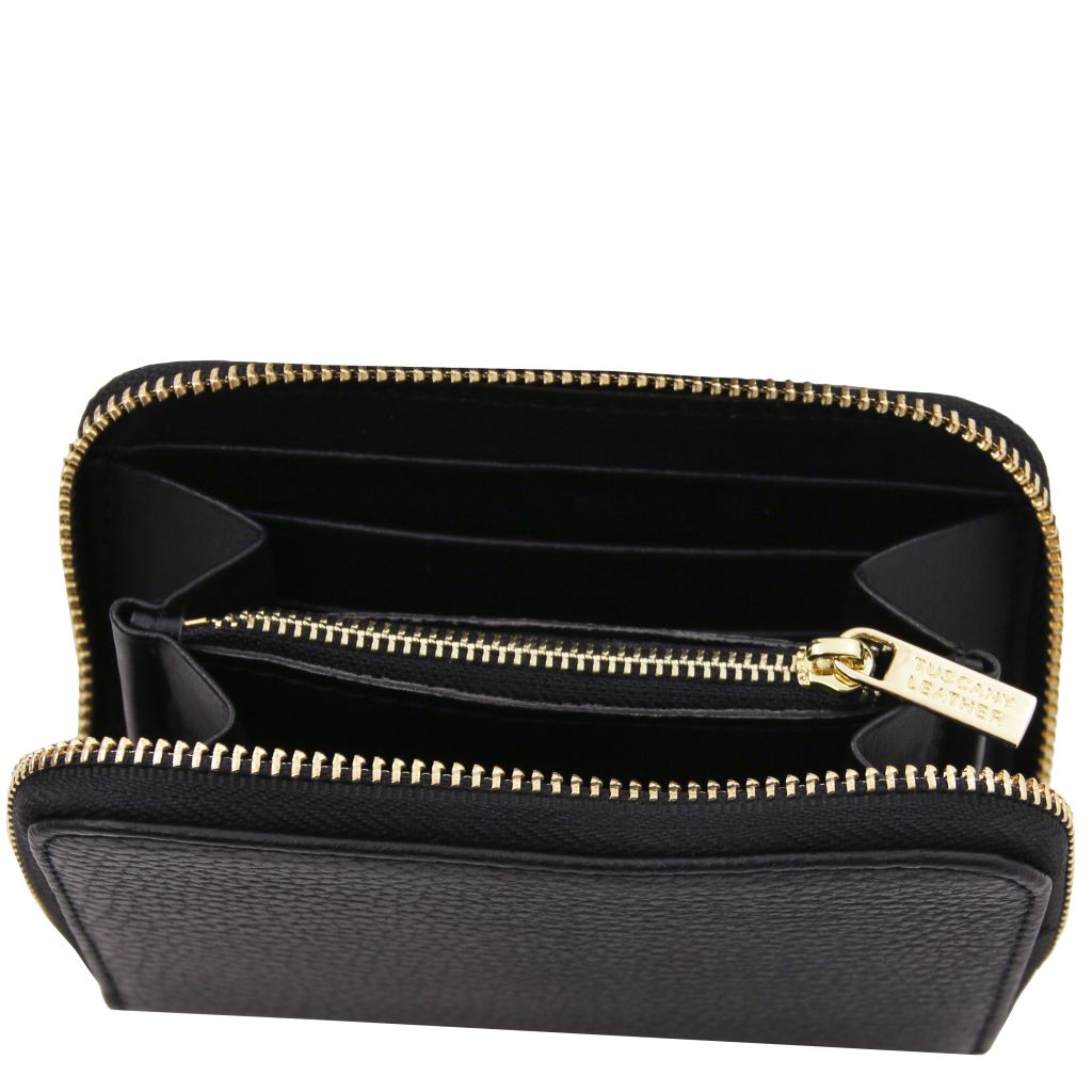 Tuscany Leather Kore Plånbok #Färg_Svart