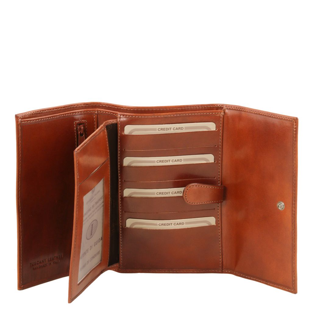 Tuscany Leather Exclusive 4 Plånbok #Färg_Honung