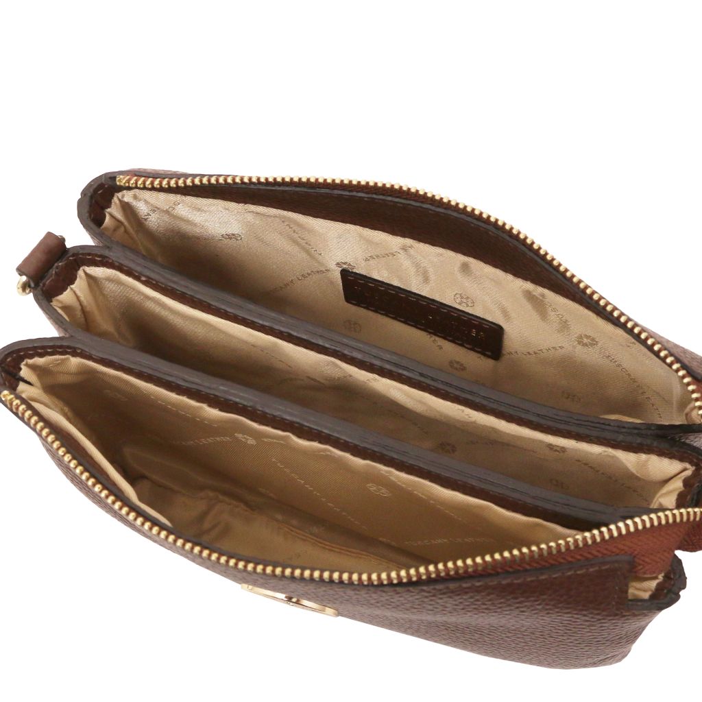 Tuscany Leather Sia Handväska #Färg_Kaffe