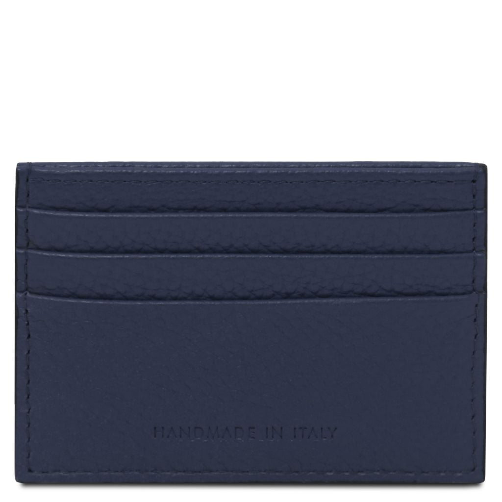 Tuscany Leather Card Holder Korthållare #Färg_Mörkblå