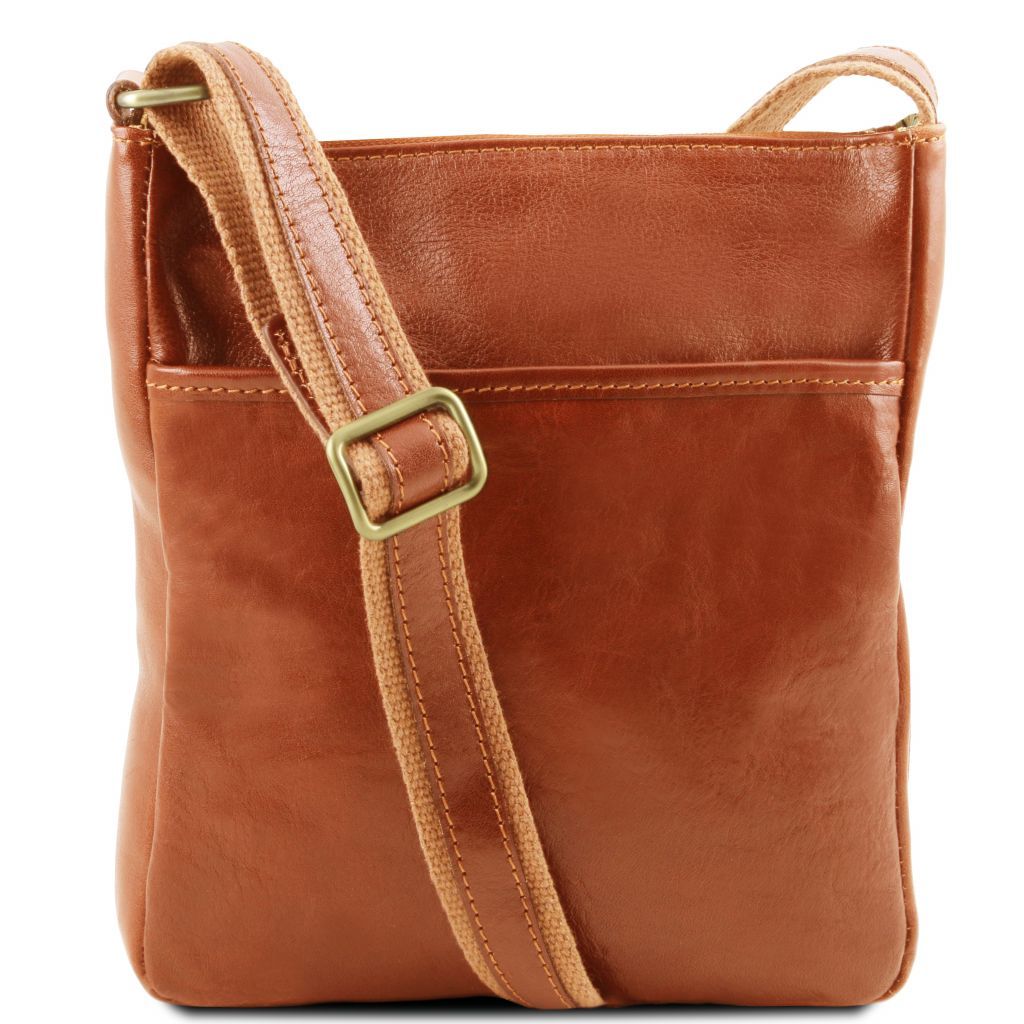 Tuscany Leather Jason Axelremsväska #Färg_Honung