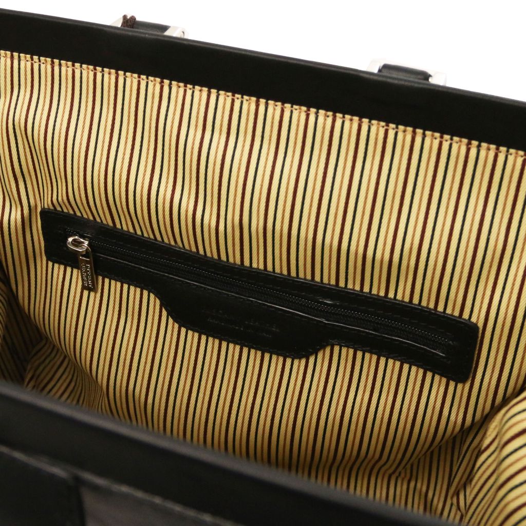 Tuscany Leather Raffaello Doktorsväska #Färg_Svart