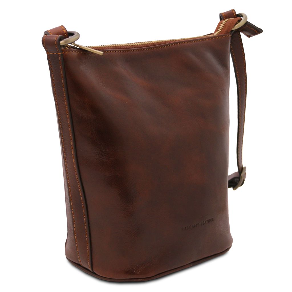 Tuscany Leather Giusi Axelremsväska #Färg_Brun