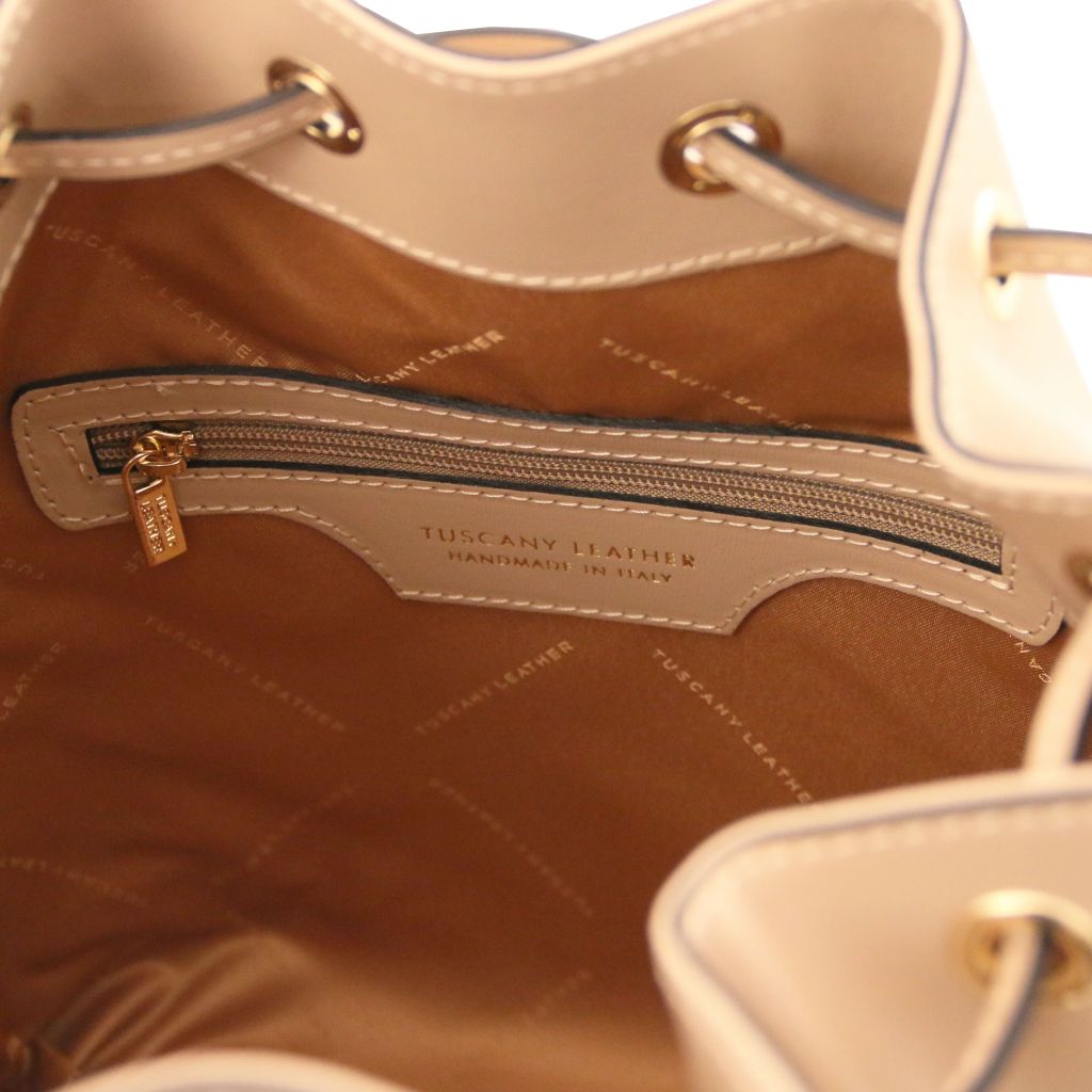 Tuscany Leather Vittoria Handväska #Färg_Champagne