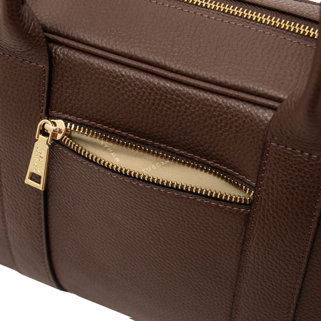 Tuscany Leather Stephany Handväska #Färg_Kaffe