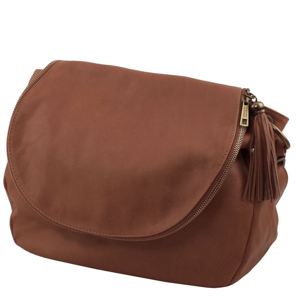 Tuscany Leather TL Bag Axelväska #Färg_Kanel