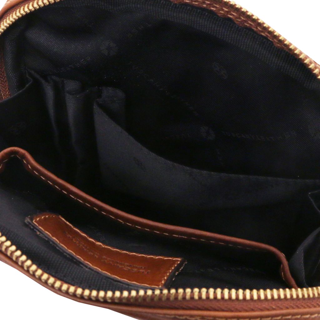 Tuscany Leather Mark Axelremsväska #Färg_Brun