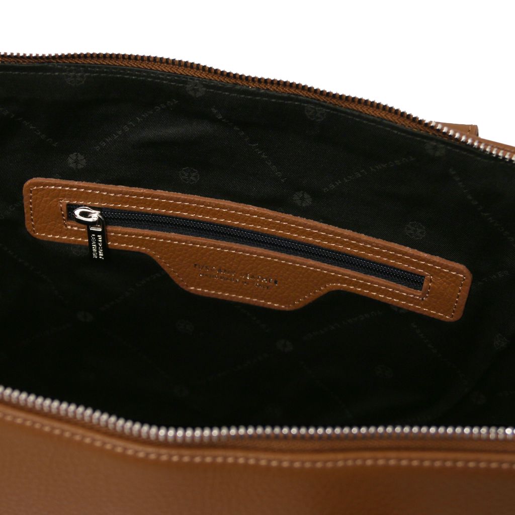 Tuscany Leather Magnolia Handväska #Färg_Cognac