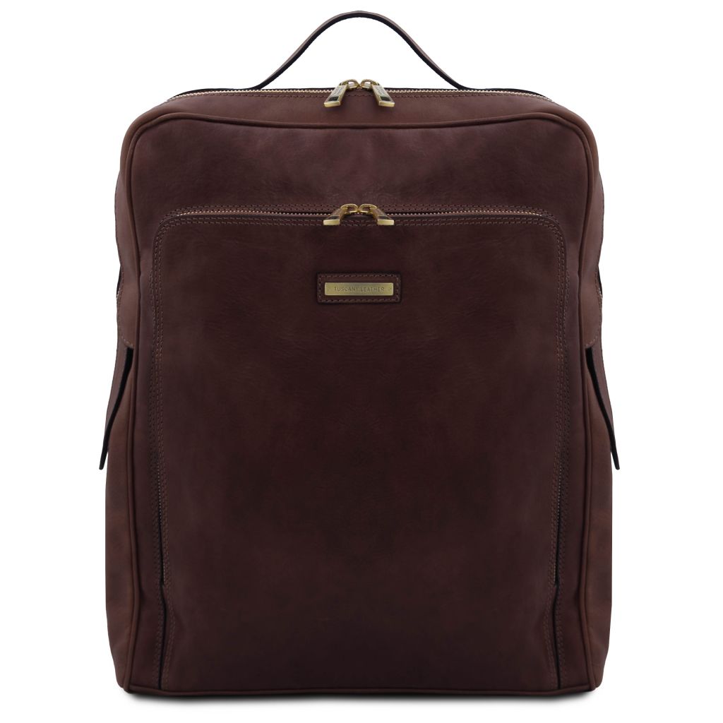 Tuscany Leather Bangkok Datorryggsäck #Färg_Mörkbrun