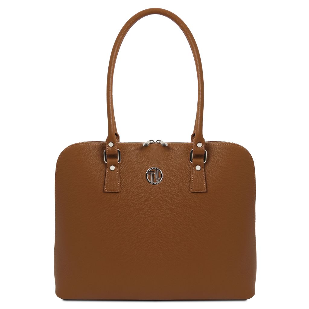 Tuscany Leather Magnolia Handväska #Färg_Cognac