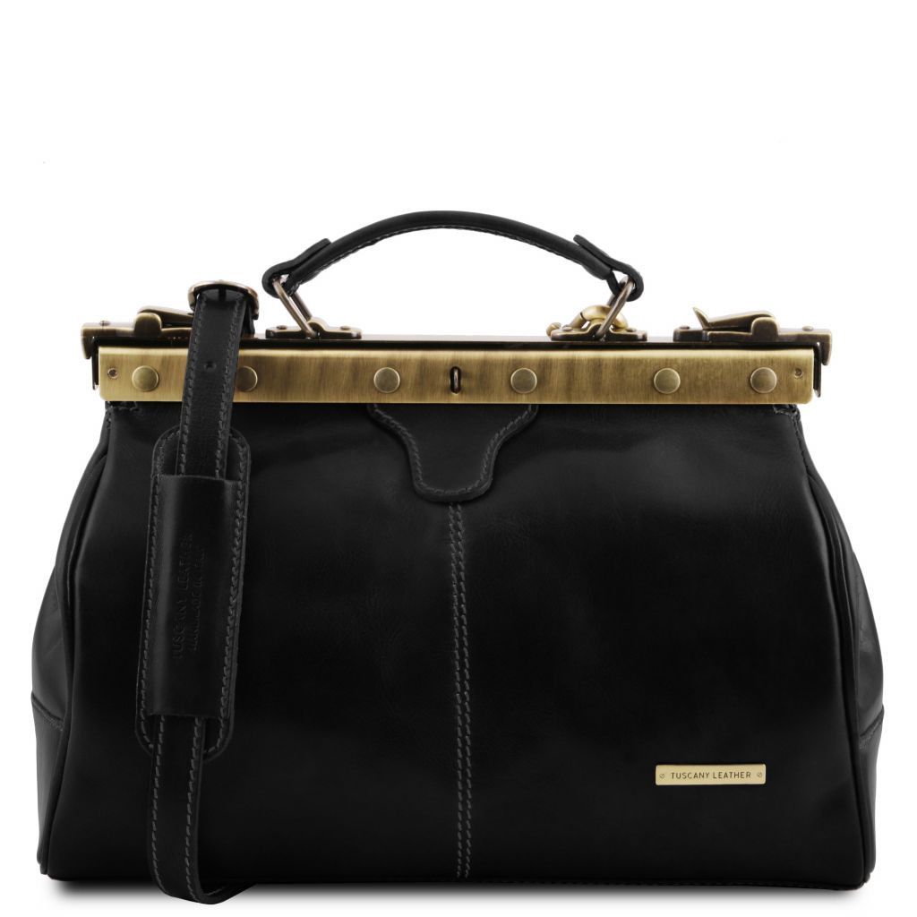 Tuscany Leather Michelangelo Doktorsväska #Färg_Svart