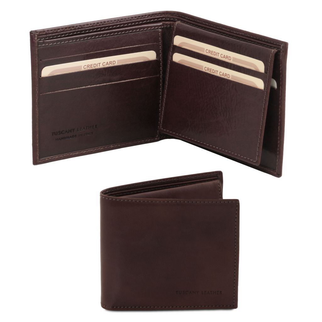 Tuscany Leather Exclusive 3 Plånbok #Färg_Mörkbrun