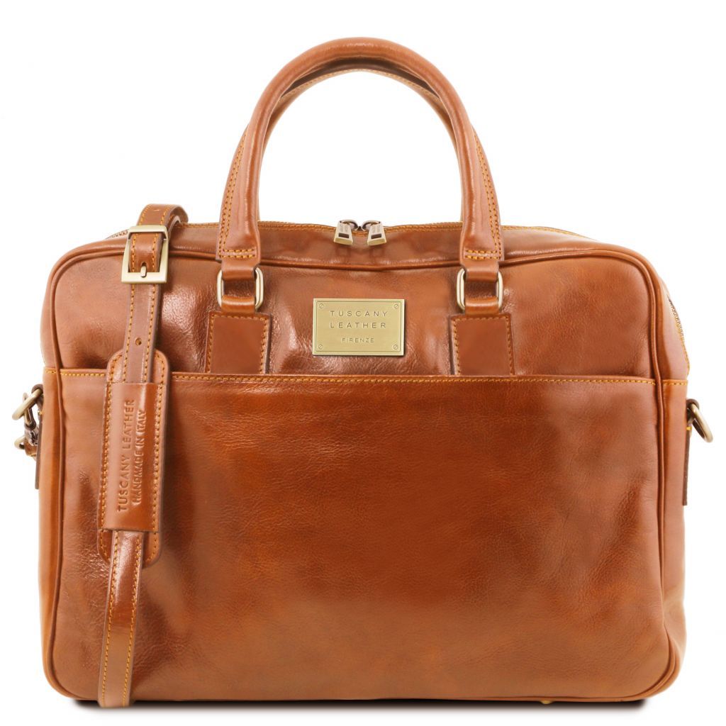 Tuscany Leather Urbino Datorportfölj #Färg_Honung