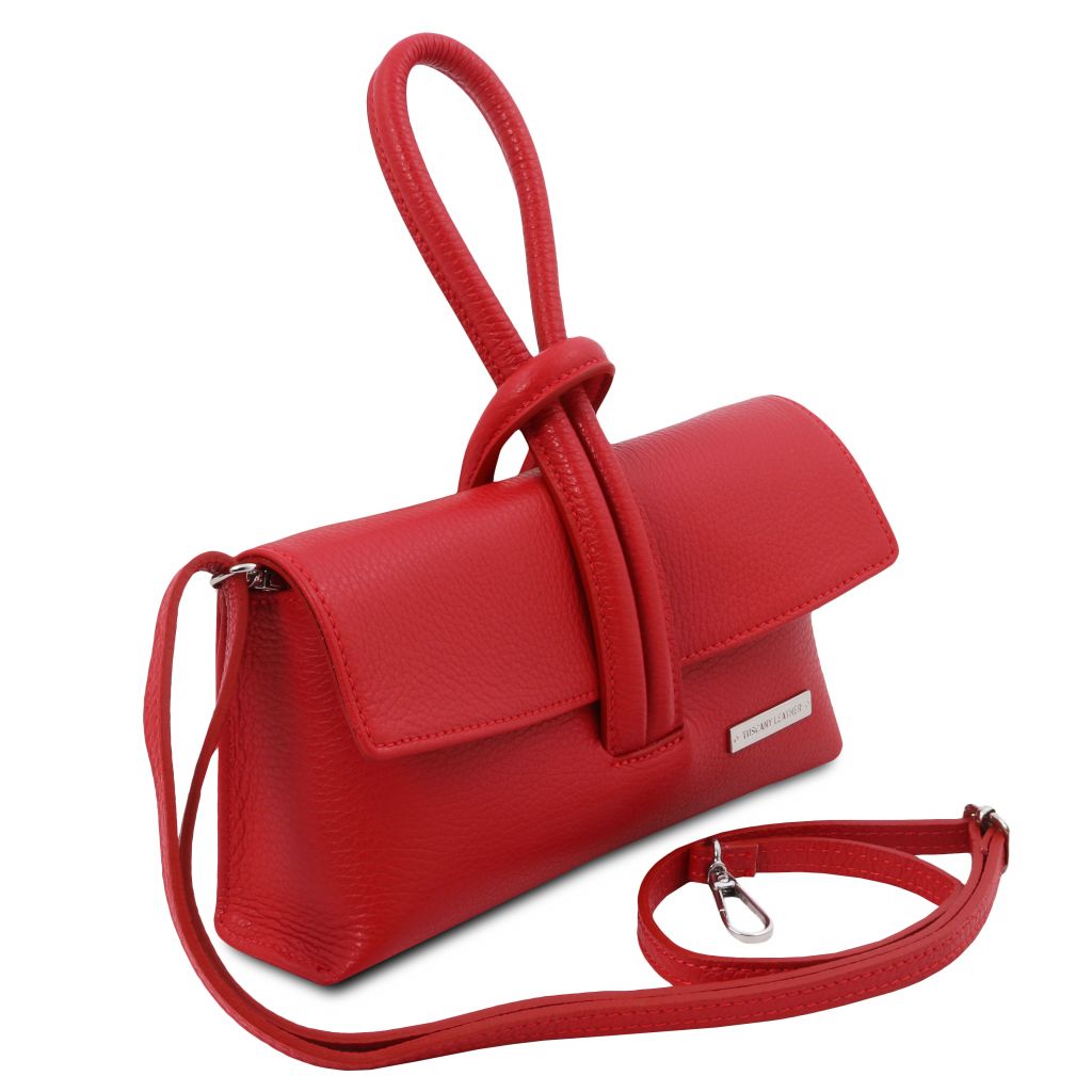 Tuscany Leather TL Bag Handväska #Färg_Läppstift Rött