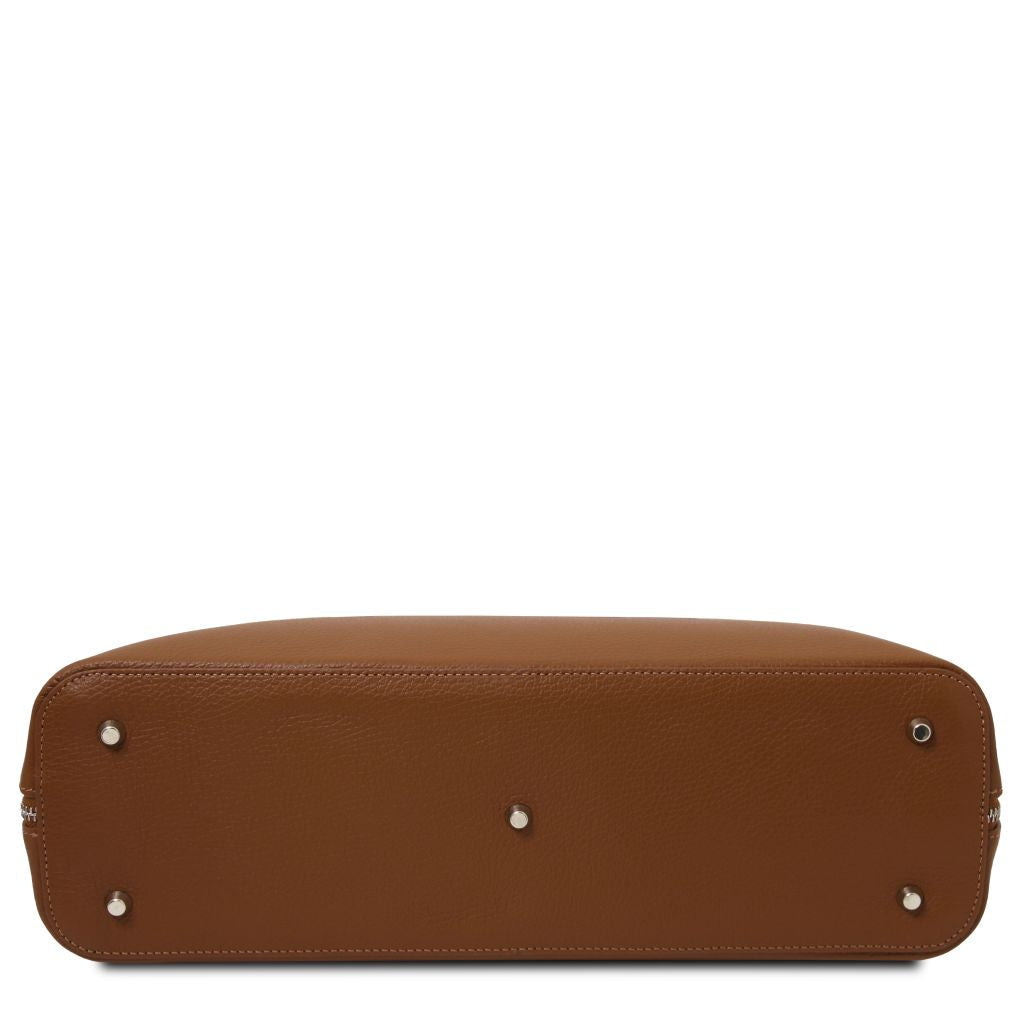 Tuscany Leather Magnolia Handväska #Färg_Cognac