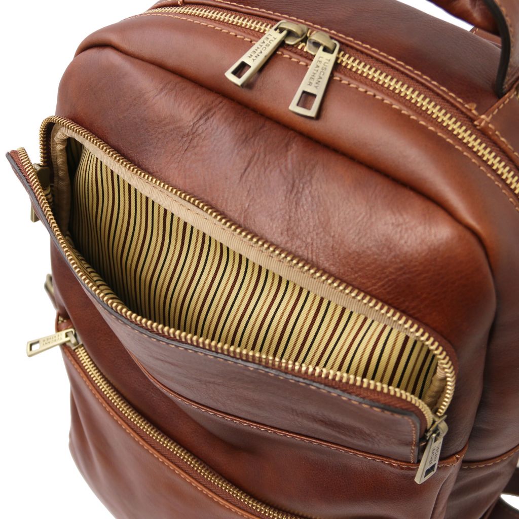 Tuscany Leather Melbourne Ryggsäck #Färg_Brun