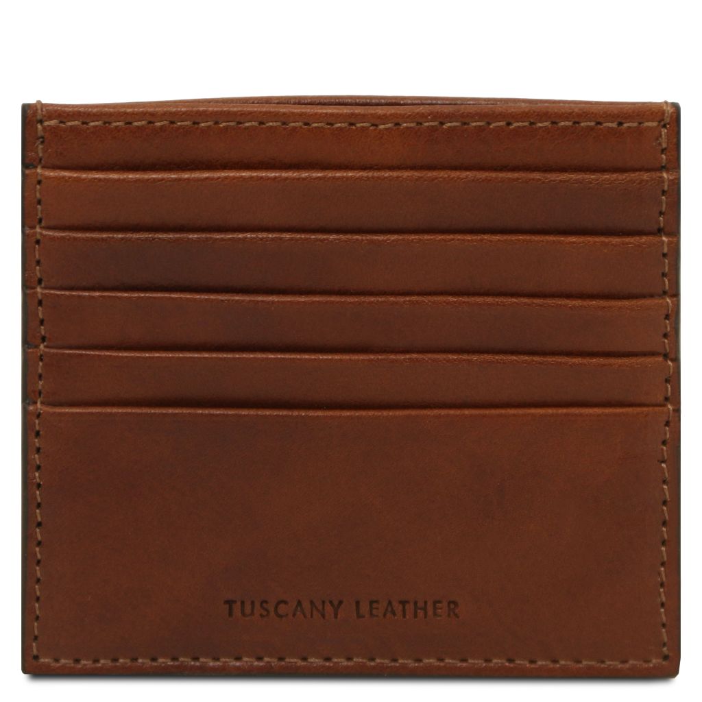 Tuscany Leather Card Holder Korthållare #Färg_Brun