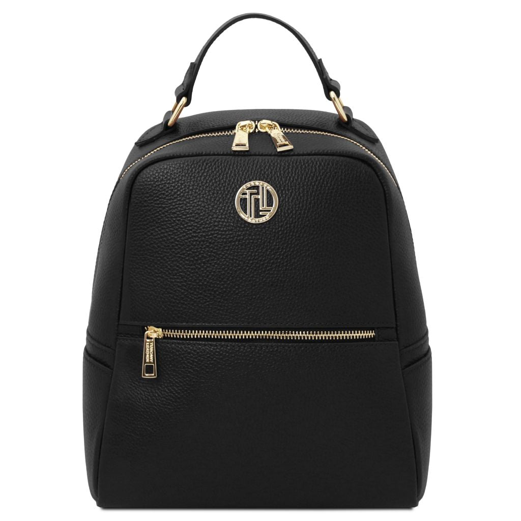 Tuscany Leather Prisma Ryggsäck #Färg_Svart