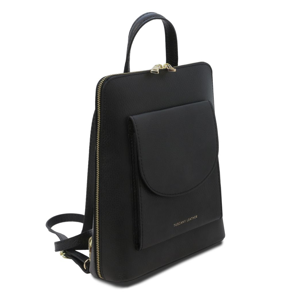 Tuscany Leather TL Bag Ryggsäck #Färg_Svart