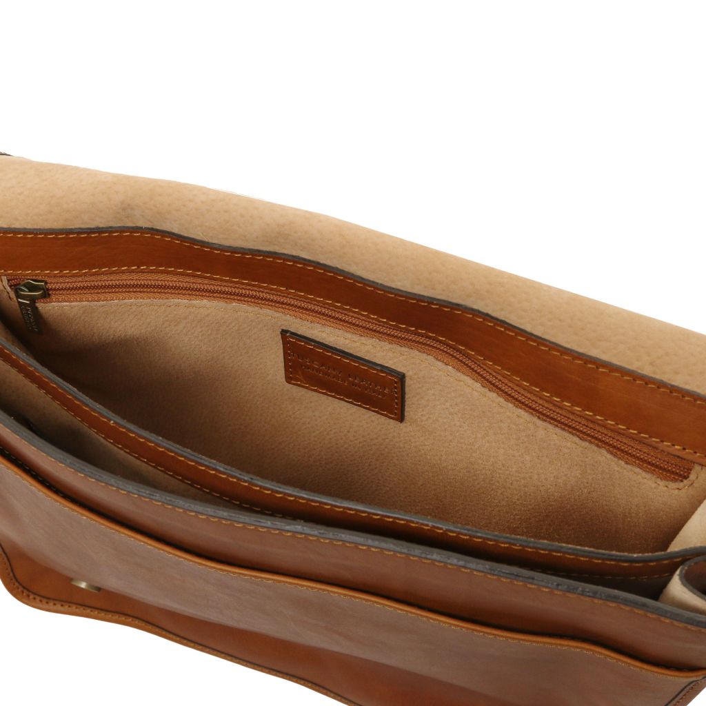 Tuscany Leather TL Messenger Axelremsväska #Färg_Cognac