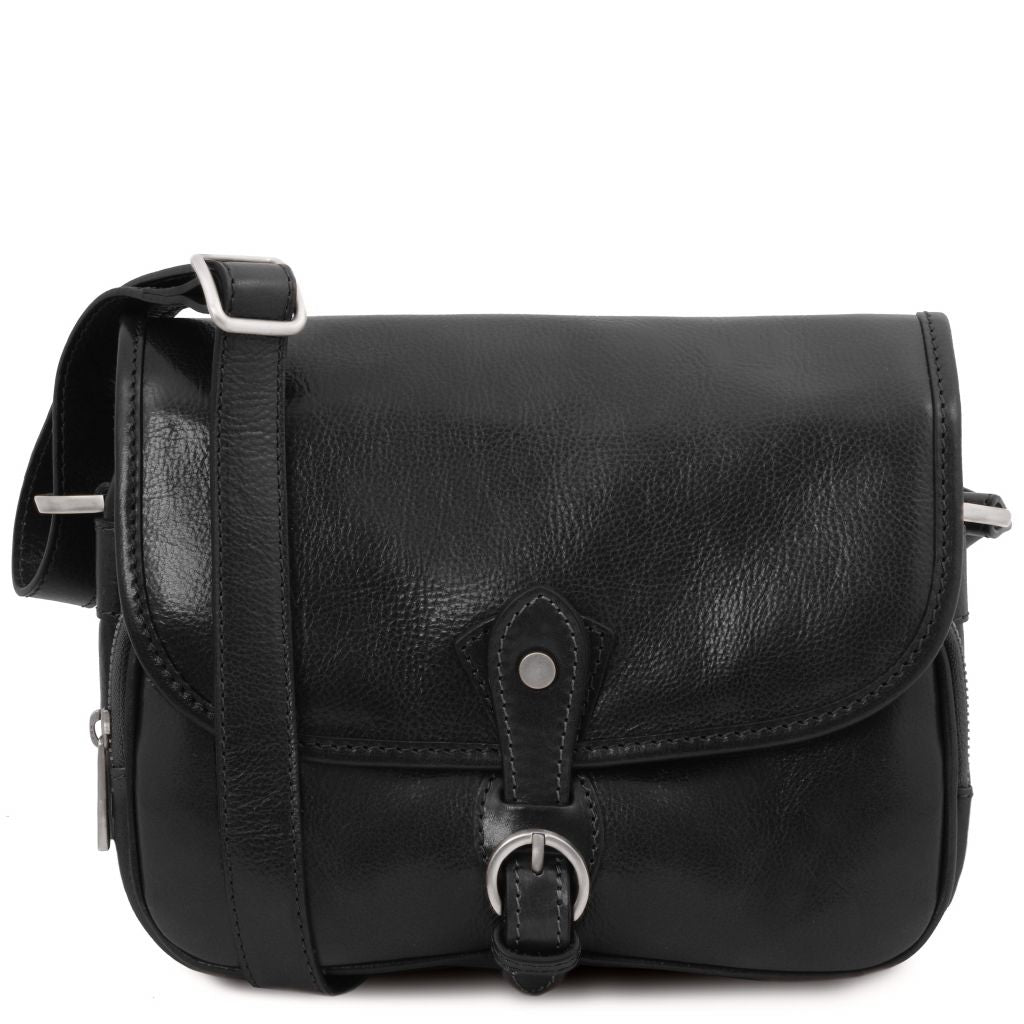 Tuscany Leather Alessia Axelremsväska #Färg_Svart