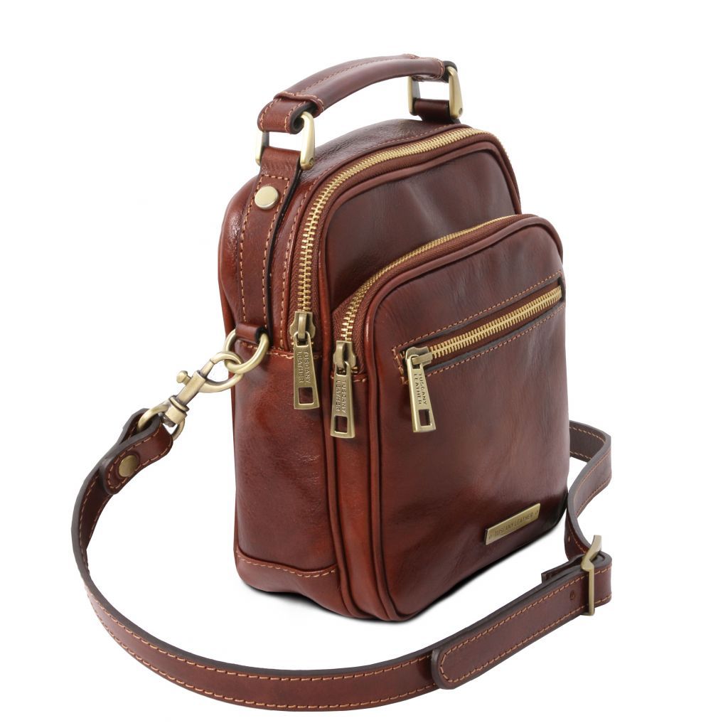 Tuscany Leather Paul Axelremsväska #Färg_Honung