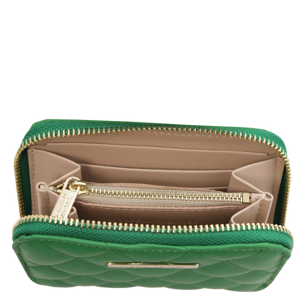 Tuscany Leather Teti Plånbok #Färg_Grön