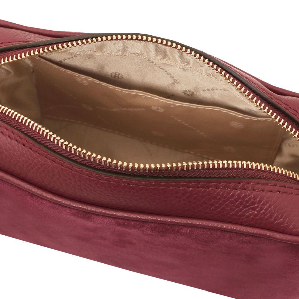 Tuscany Leather Chantilly Axelremsväska #Färg_Bordeaux