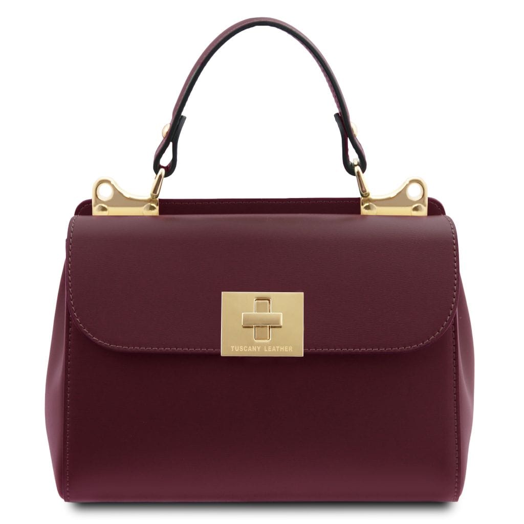 Tuscany Leather Armonia Handväska #Färg_Bordeaux