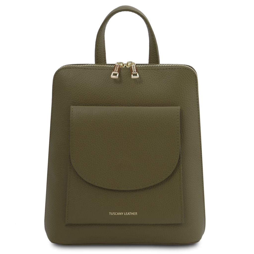 Tuscany Leather TL Bag Ryggsäck #Färg_Skogsgrön