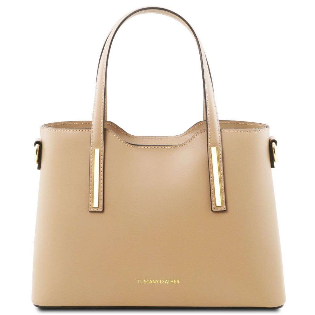 Tuscany Leather Olimpia Handväska #Färg_Champagne