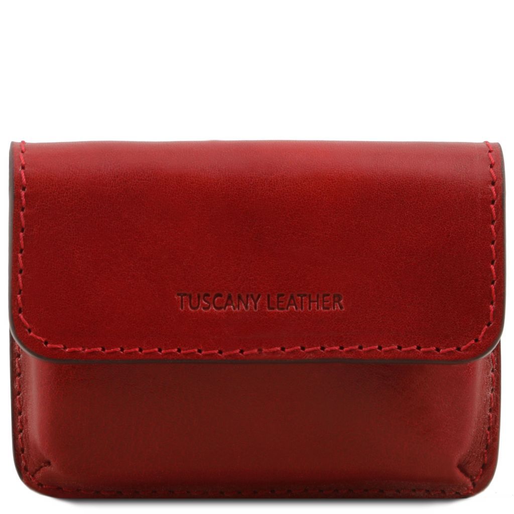 Tuscany Leather Exclusive Korthållare #Färg_Röd